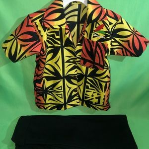 Traditional Samoan Boy 2 Pieces Outfit